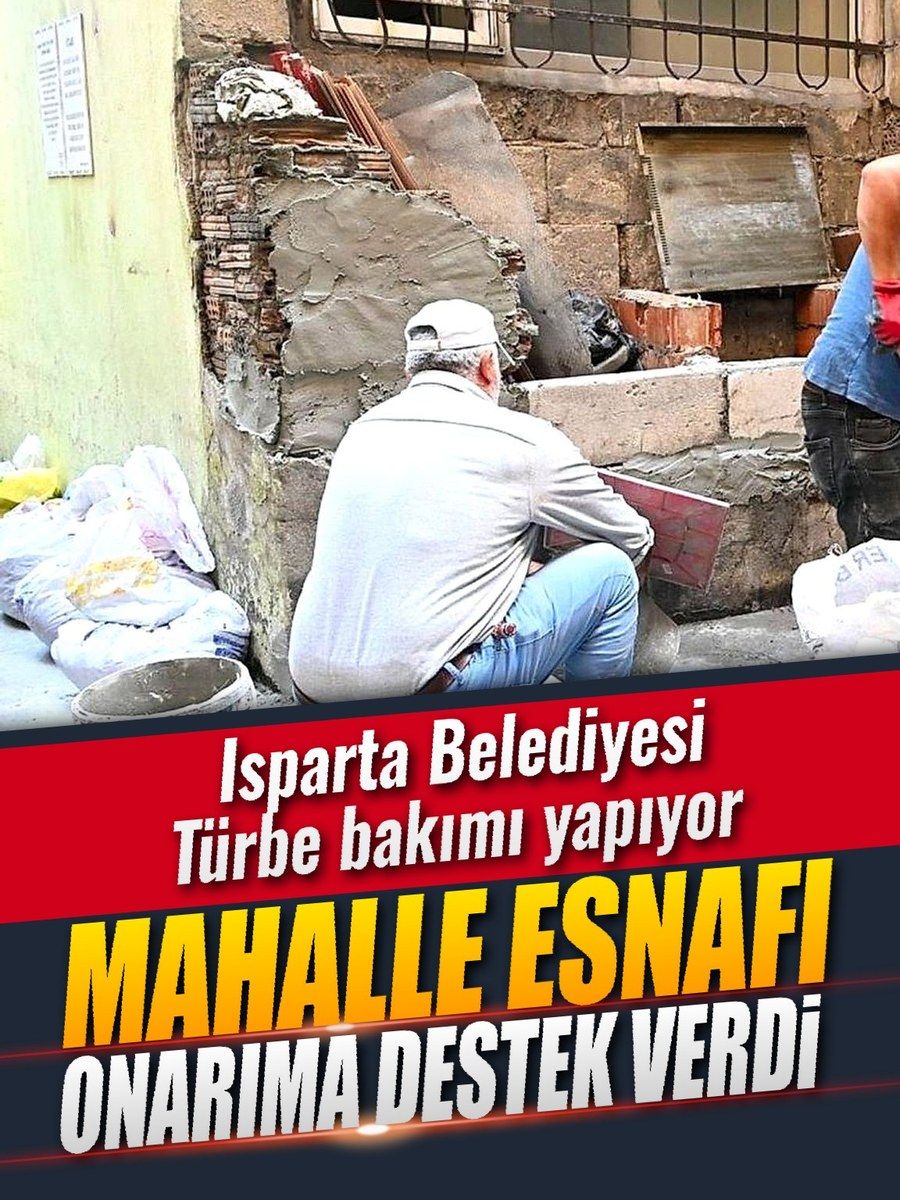 Kasab-ı Cömert Ahmet Efendi Türbesi’nin bakım ve onarımı yapılıyor