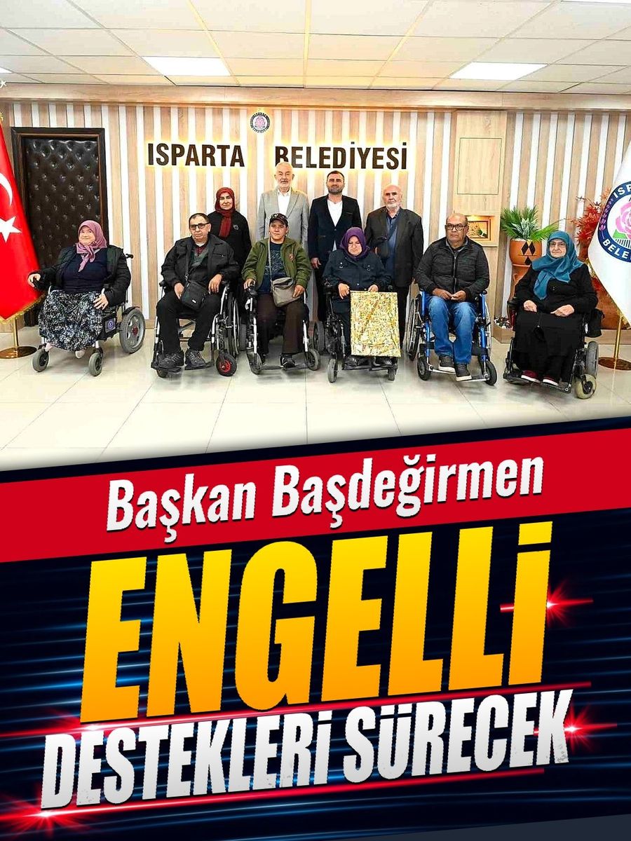 Başkan Başdeğirmen: "Engelli bireylerimize desteklerimiz devam edecek"